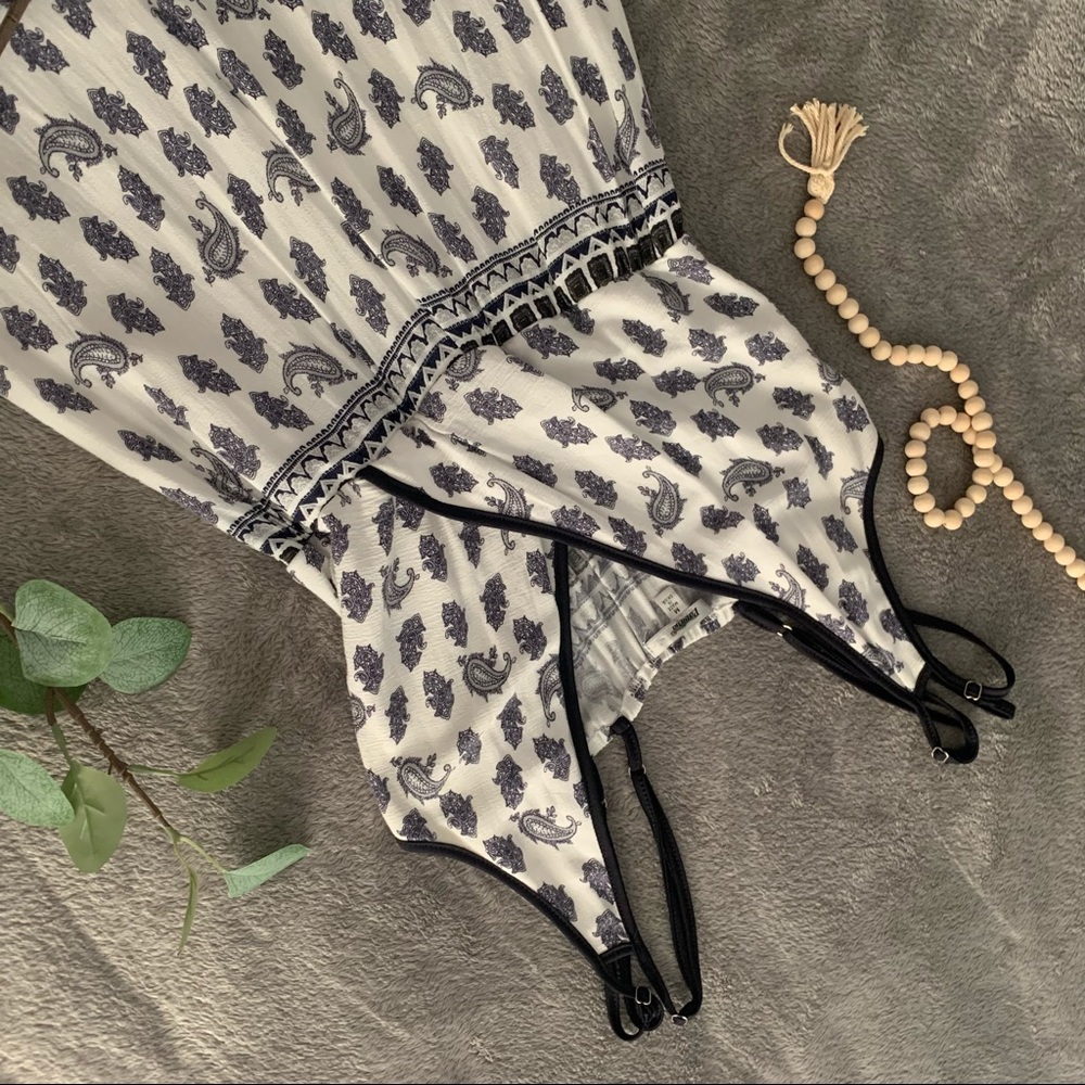 Maxi jumpsuit bracket coverup boho hippie